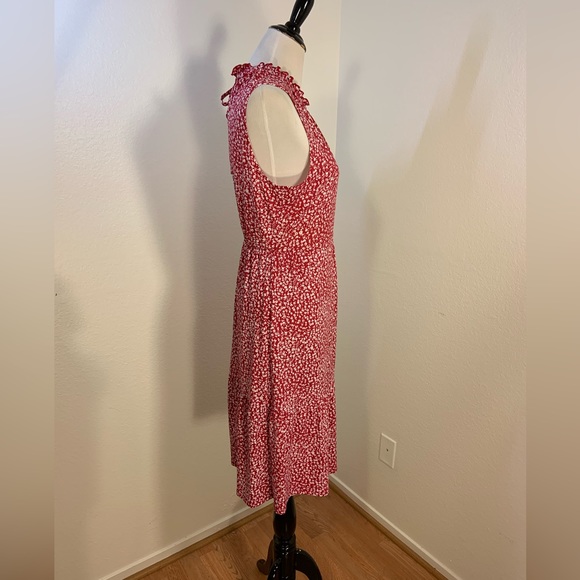 ⭐️ Host Pick ⭐️ NWT En Focus Studio Red and White Floral Dress - Picture 6 of 8